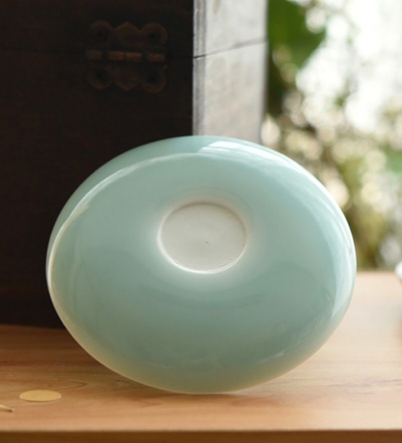 Celadon Ring Holder Dish | Elephant Ring Dish | Wedding Gift | Bridesmaid Gift | Personalized Jewelry Holder | Ceramic Trinket Tray