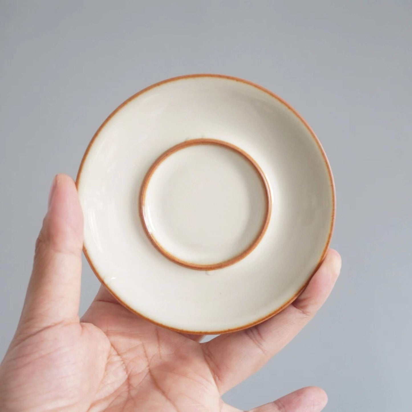 Handcrafted Tea Bowl - Porcelain Gaiwan Cup,  Ceramic Tea Bowl,Kungfu Teacup, Matcha Tea Cup Ceremony Gift for Tea Lover (5.2ounce)