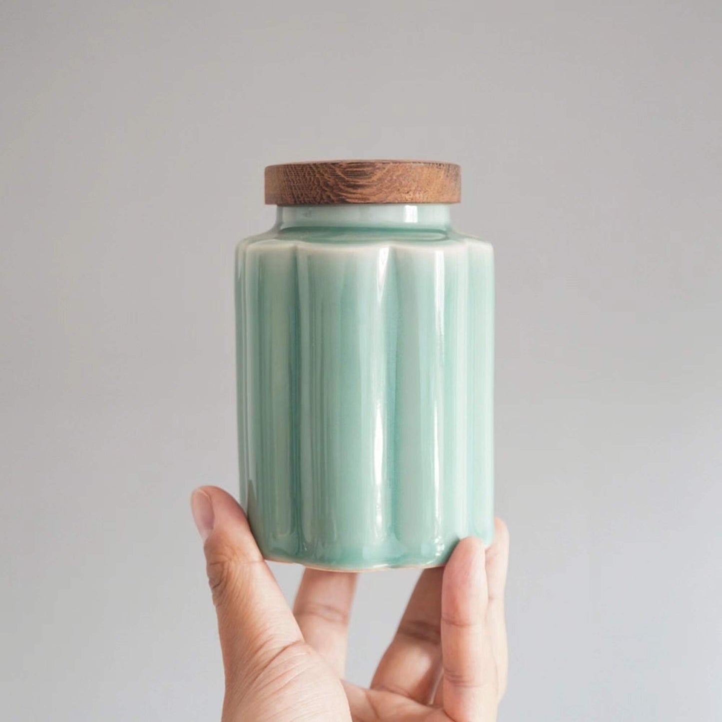 Jars with Lids|Tea Storage | Ceramic Container with Lid | Tea Jar | Tea tins for loose tea storage | Pottery Herb Container /Coffee Jar