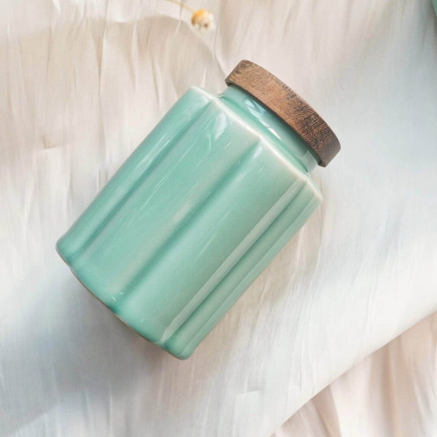 Jars with Lids|Tea Storage | Ceramic Container with Lid | Tea Jar | Tea tins for loose tea storage | Pottery Herb Container /Coffee Jar