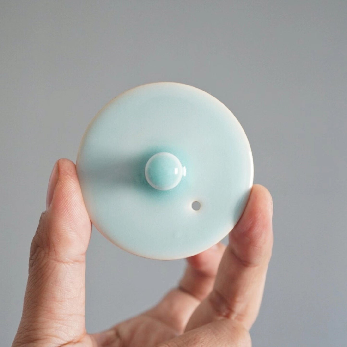 CELADON Minimal Handmade Ceramic Teapot,   Chinese Japanese Teapot, Housewarming Gift For Tea Lover