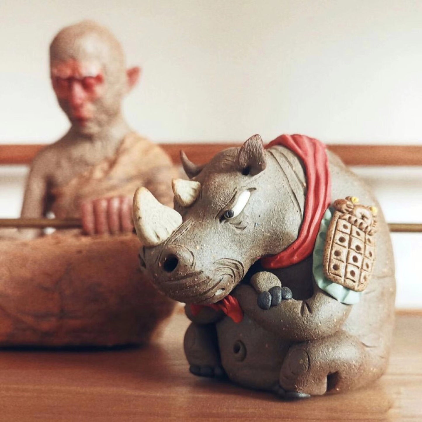 Back flow Incense Cone Holder,Tea pet |Modern minimalist decor | Gifts for Him Ornaments Gift for Tea Lovers(7cmX6.5cm)