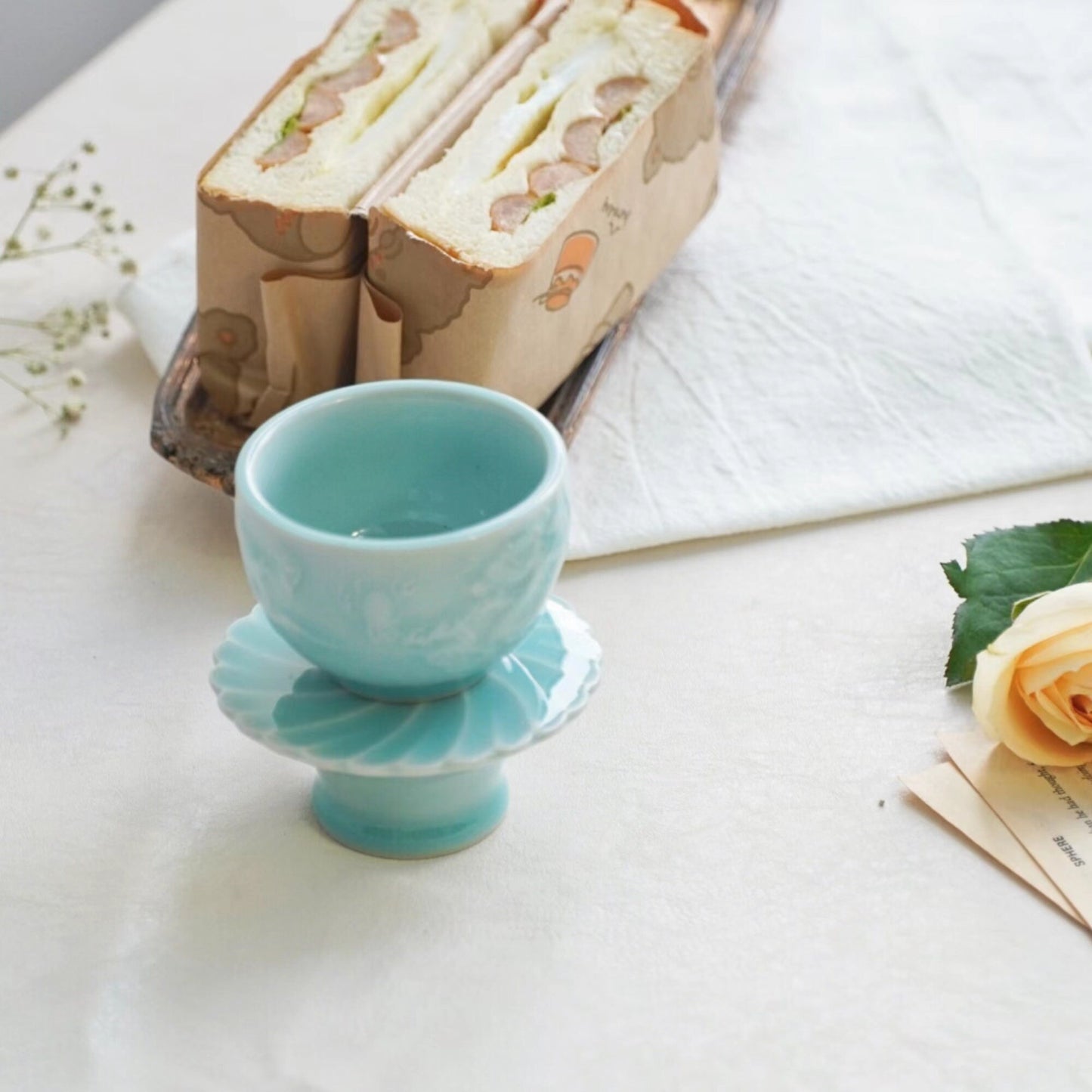 Ceramic Teacup with Dragon and Phoenix,Tea Cup,Kungfu Teacup,Small Porcelain Coffee Cup, Gift for Tea Lover