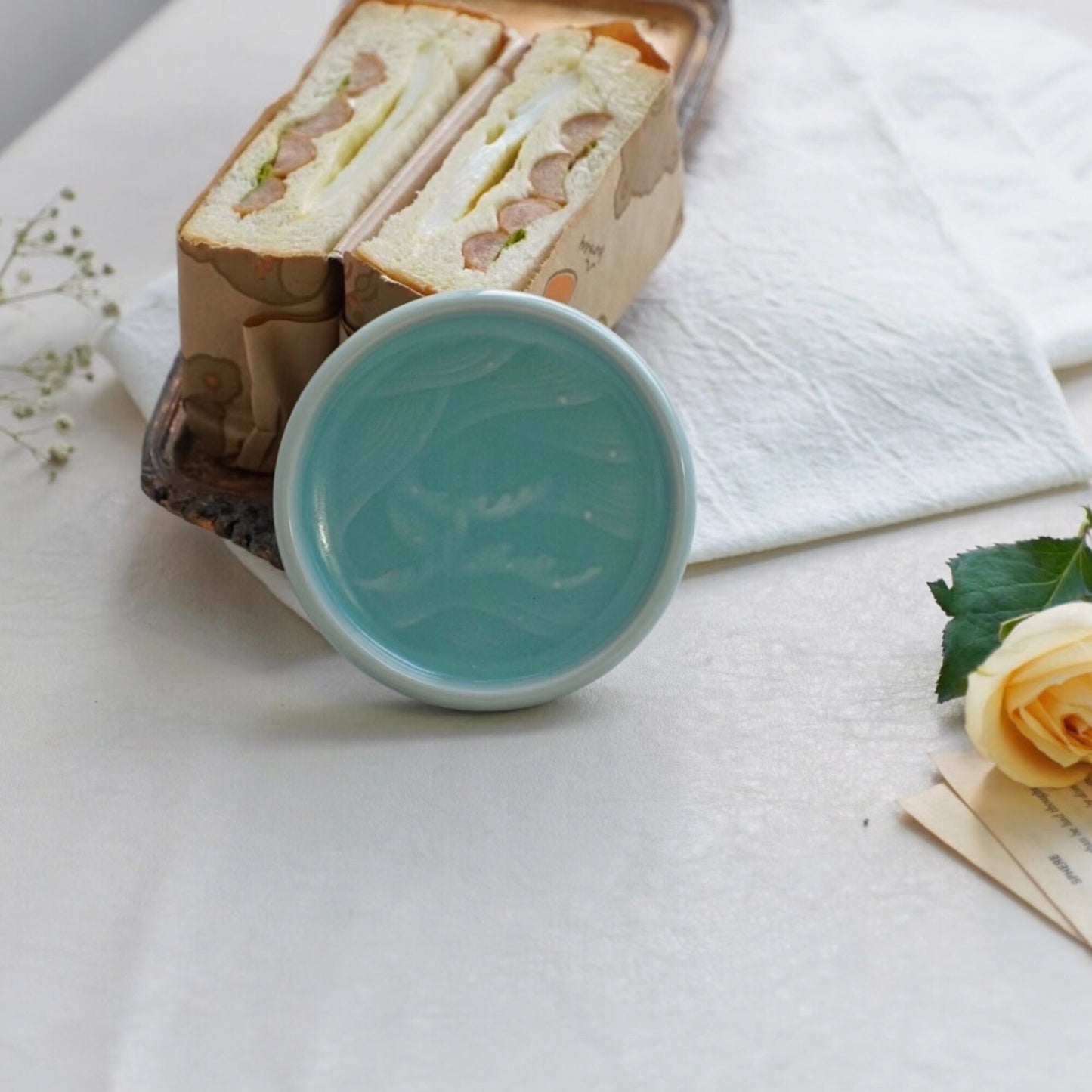 Handmade  Jewelry Dish –  Ceramic Trinket Tray, Zen-Inspired Ring Holder, Minimalist Decorative Plate, Gift for Jewelry Lovers