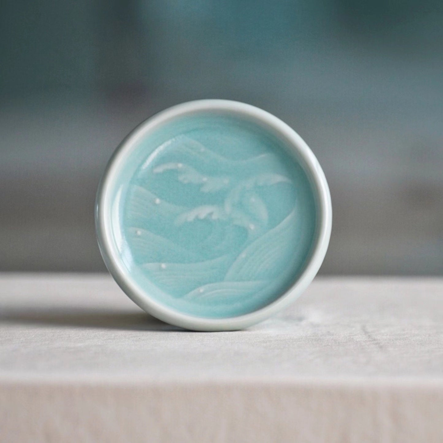 Handmade  Jewelry Dish –  Ceramic Trinket Tray, Zen-Inspired Ring Holder, Minimalist Decorative Plate, Gift for Jewelry Lovers