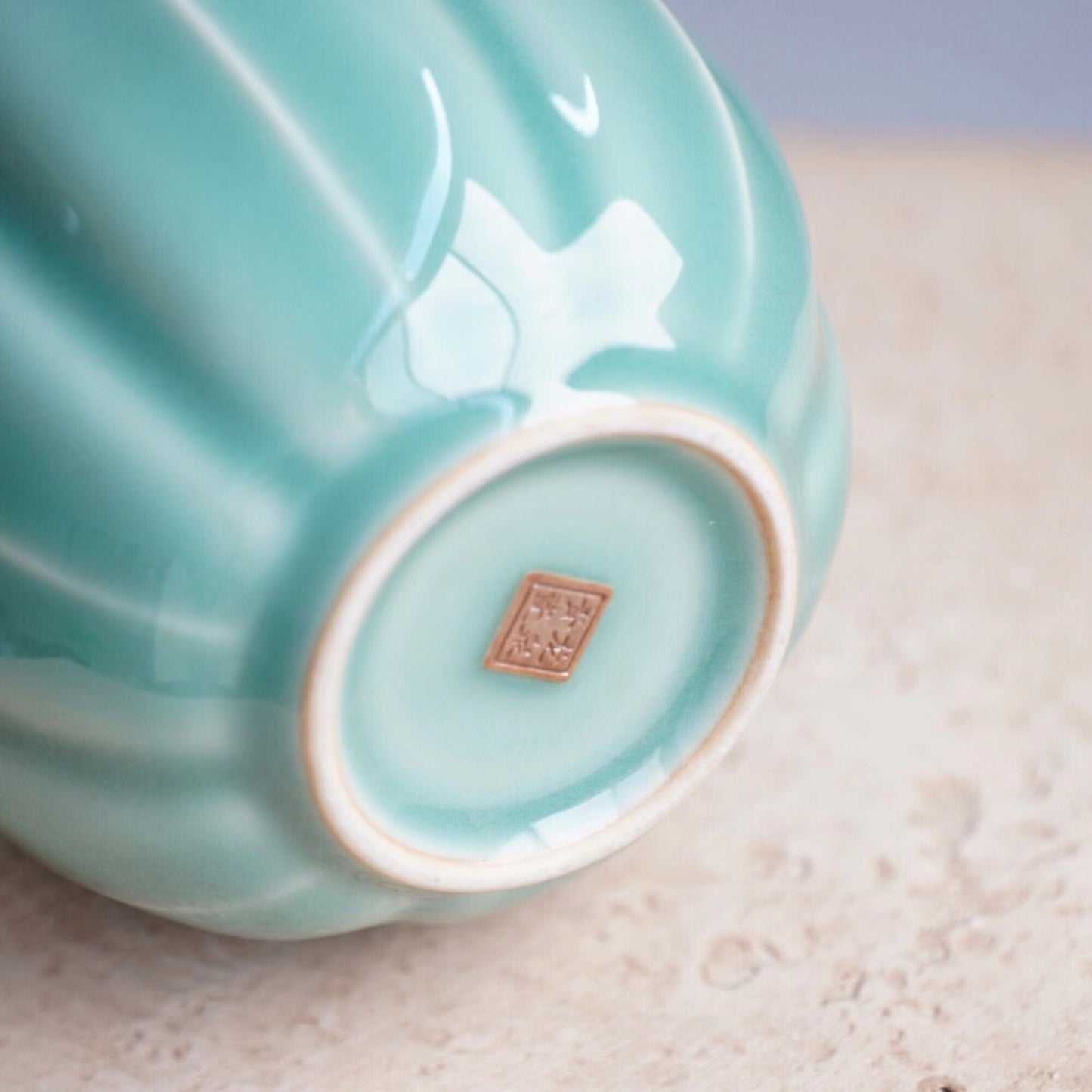 CELADON Kitchen Ceramic Canister,   Vintage Food Storage Jar for Tea，Coffee