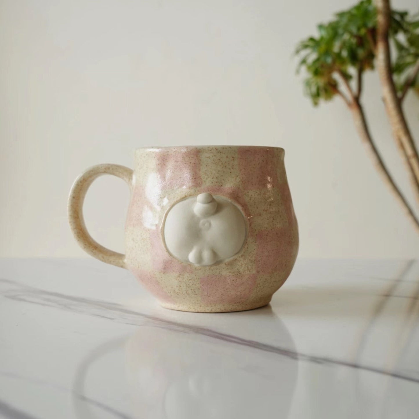 Handcrafted Bulldog Ceramic Mug, Coffee Cup, Dog Lover Gift, French Bulldog Mug, Rustic Tea Cup, Unique Coffee Mug, Gift for Mom or Dad