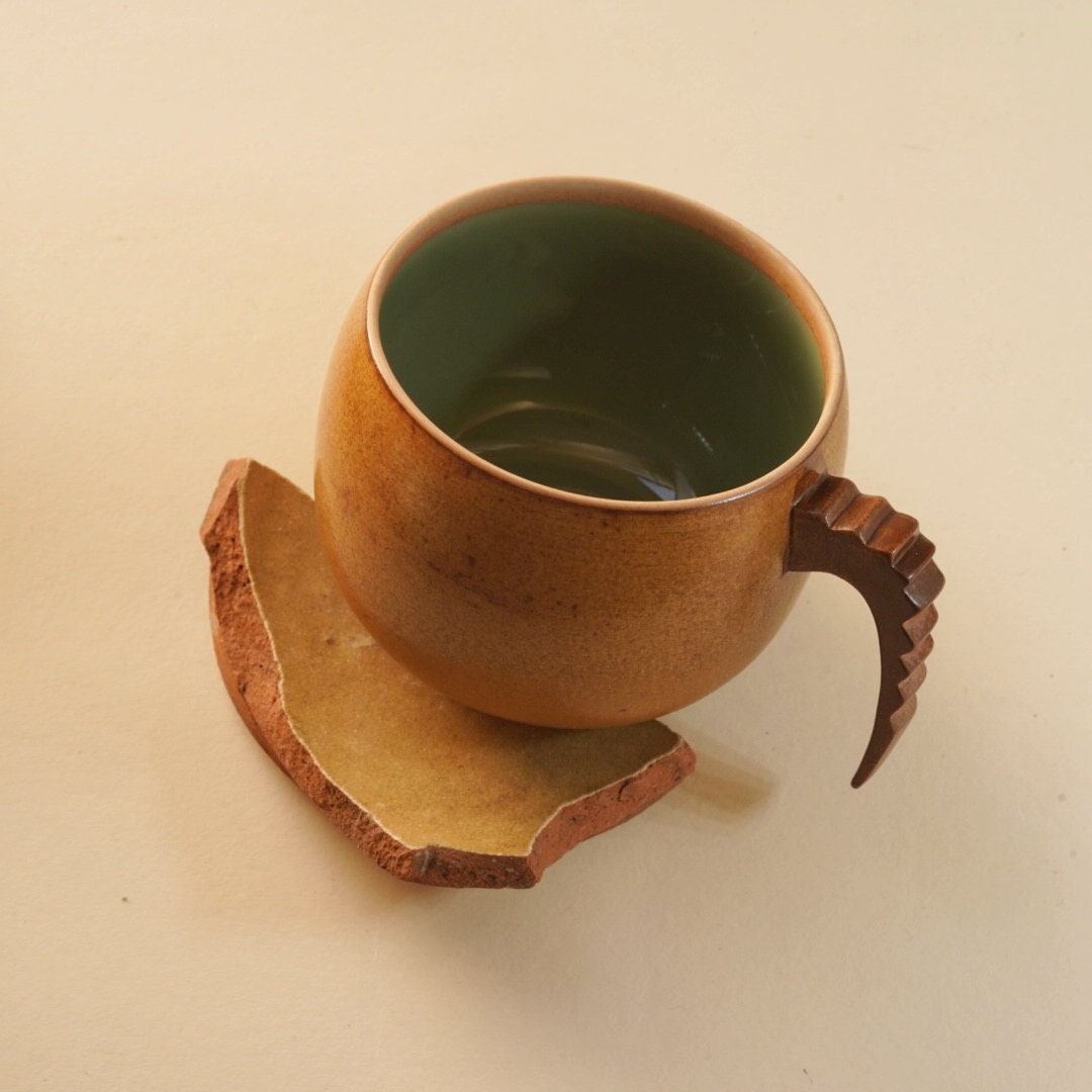 Ceramic Espresso Cup | Personalized Pottery Coffee Mug | Custom Stoneware Mug| Unique Gift for Coffee Lovers | British gift