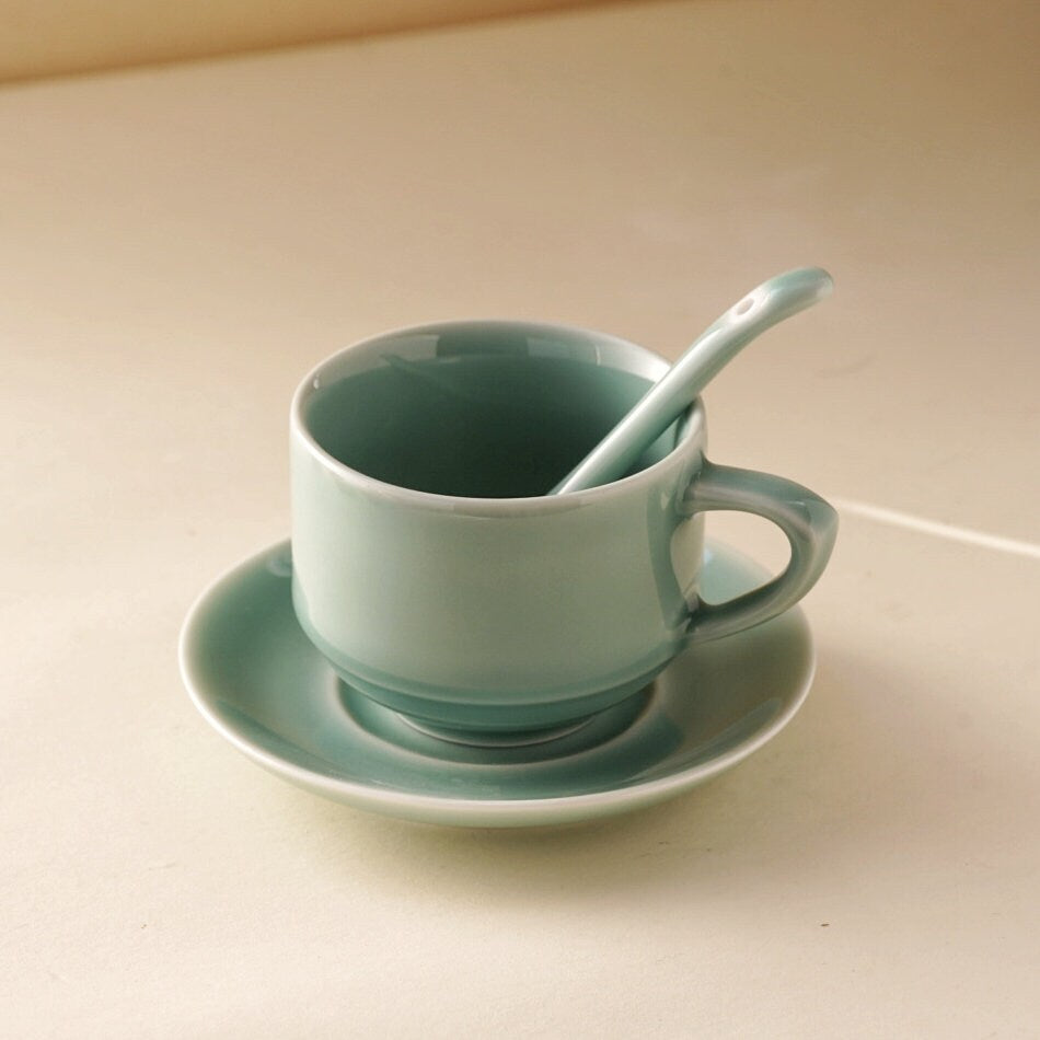 Ceramic Espresso Cups Set| 4 oz cup Espresso mug| Personalized Name Cups| Personalized Tea Cups Set | Gifts For Her | coffee lover gifts|