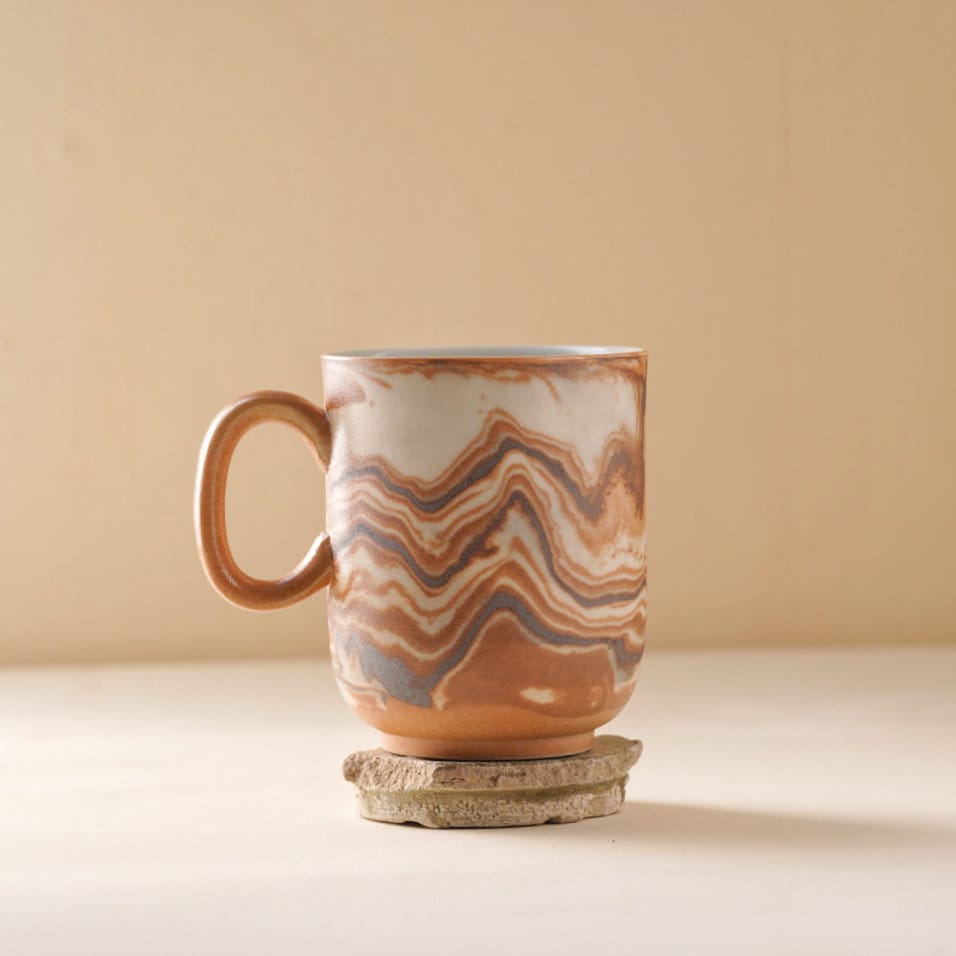 Ceramic Espresso Cup|Handmade Mug with Name | Personalized Pottery |Custom Mug | Stoneware Mug| Housewarming gift |coffee lover gifts (6Oz）