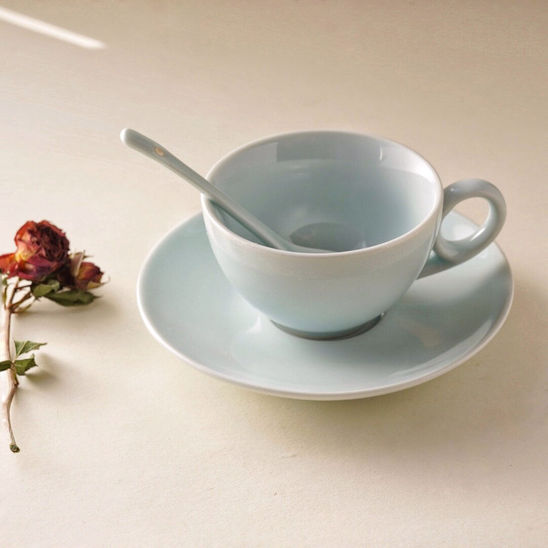 Personalized Espresso Cups | Handmade Mini Coffee Cups |Custom Espresso Cups with Saucers | Coffee Lover Gift ( 5oz)