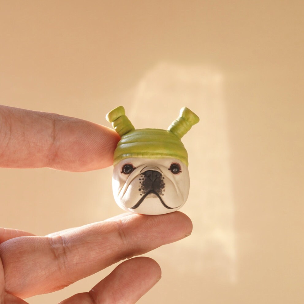 Fridge Magnet |Refrigerator Magnets|Ceramic French Bulldog|Kitchen Magnet| ceramic magnet | Dog lover Gift