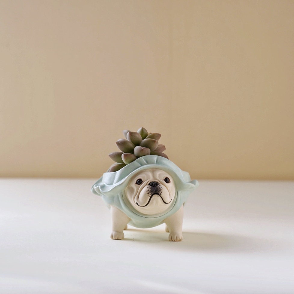 French Bulldog Planter|French Bulldog Gifts|Succulent Planter|Dog Plant Lover|French Bulldog Decor|Frenchie Pot| Dog Mom Gifts