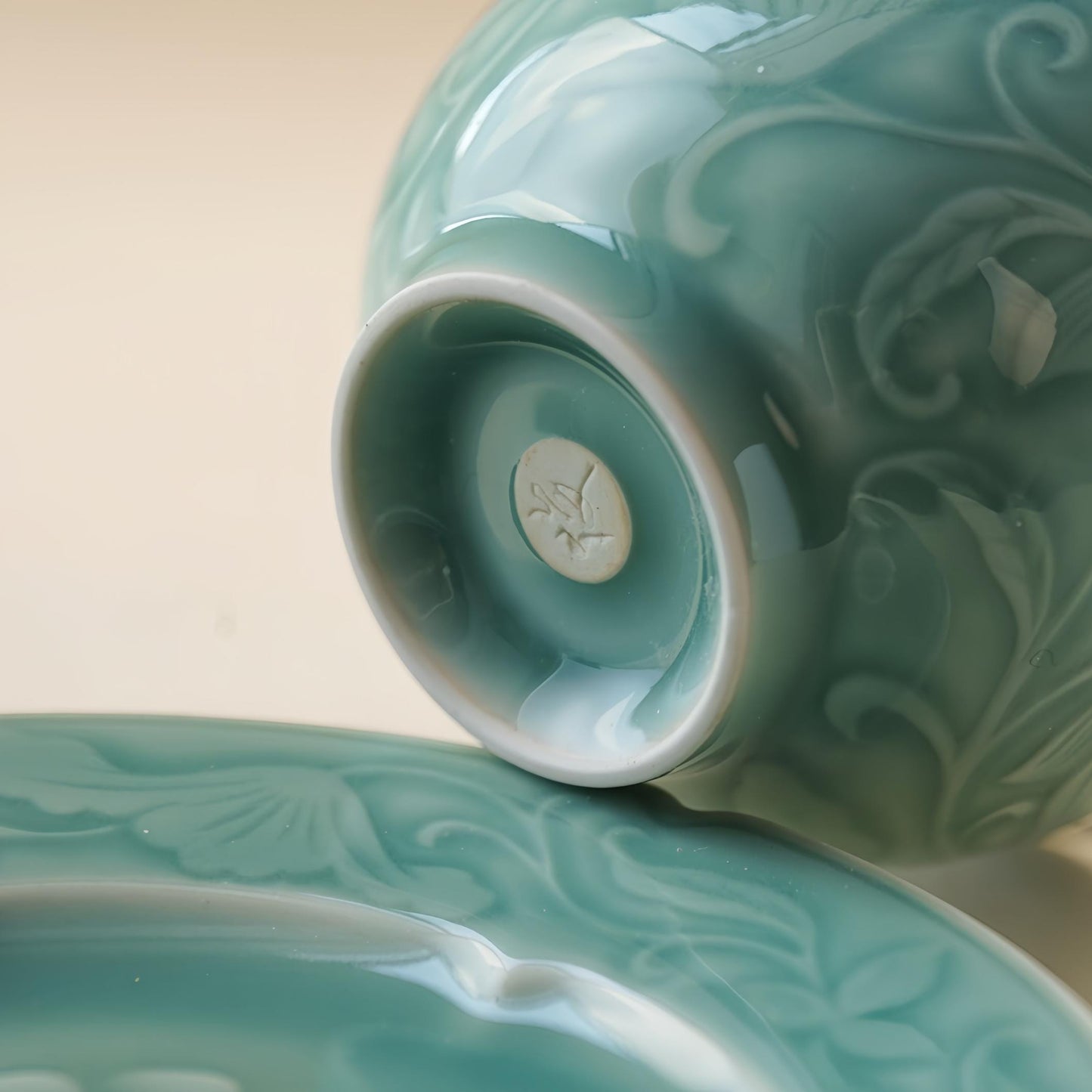 Gaiwan Tea Set | 150ml Handcrafted Chinese Porcelain | Traditional Gongfu Tea Cup with Lid and Saucer | Artisan Gift
